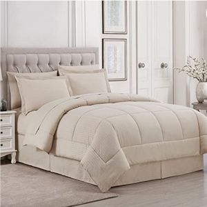 Sweet Home Collection 6-Piece Ivory  Bed in a Box